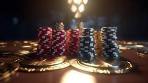 Antarmuka permainan Gaple Online di platform diamond toto menampilkan meja permainan dengan domino digital